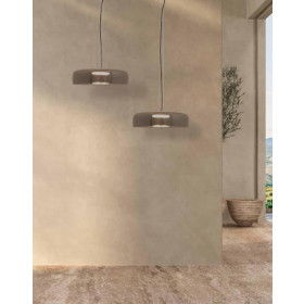 Φωτιστικό LED 15W 3000k Μαύρο Και Φυμέ 23053 ZAMBELIS