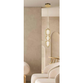 Φωτιστικό LED 12W 3000k Χρυσό Και Σαμπανιζέ 23062 ZAMBELIS