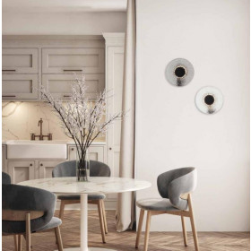 Απλίκα LED 8W 3000k Μαύρο Και Φυμέ 23076 ZAMBELIS