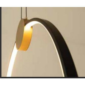 Φωτιστικό LED 24W 3000k Χρυσό Και Μαύρο 23095 ZAMBELIS