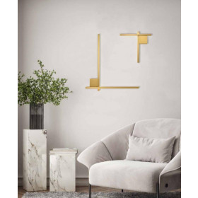 Απλίκα LED 24W 3000k Χρυσό 23105 ZAMBELIS