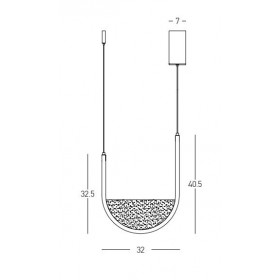 Φωτιστικό LED 20W 3000k-4000k Μαύρο Και Γκρι 23166 ZAMBELIS