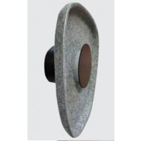 Απλίκα LED 5W 3000k Γκρι Και Μαύρο 23175 ZAMBELIS