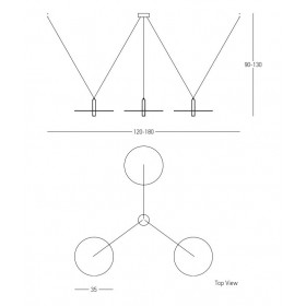 Φωτιστικό LED 21W 3000k Μαύρο 23229 ZAMBELIS