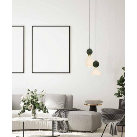 Φωτιστικό Μονόφωτο E14 Πράσινο Και Χρυσό 23238 ZAMBELIS