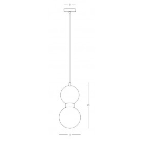 Φωτιστικό Μονόφωτο G9 Πράσινο Και Χρυσό 23242 ZAMBELIS