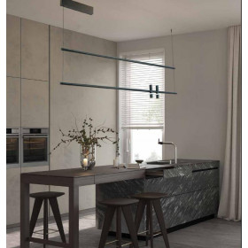 Φωτιστικό LED 34W 3000k Μαύρο 23251 ZAMBELIS