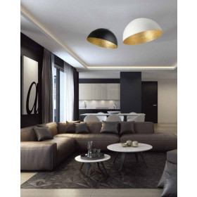 Φωτιστικό Μονόφωτο E27 Χρυσό Και Μαύρο 23259 ZAMBELIS