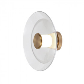 Απλίκα LED 10W 3000k Χαλκός Και Διάφανο 25143 ZAMBELIS