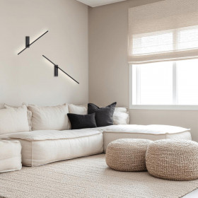 Απλίκα LED 10W 3000k Μαύρο 25317 ZAMBELIS