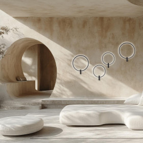 Απλίκα LED 12W 3000k Μαύρο 25319 ZAMBELIS