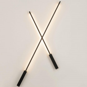 Απλίκα LED 10W 3000k Μαύρο 25321 ZAMBELIS