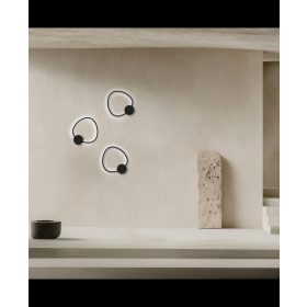 Απλίκα LED 26W 3000k Μαύρο 25408 ZAMBELIS