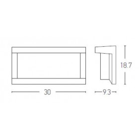 Απλίκα E27 Γραφίτης E128 ZAMBELIS