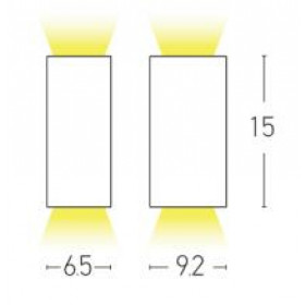 Σποτ Επίτοιχο GU10 Λευκό E151 ZAMBELIS
