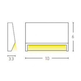 Απλίκα LED 1.5W 3000K Γραφίτης E181 ZAMBELIS