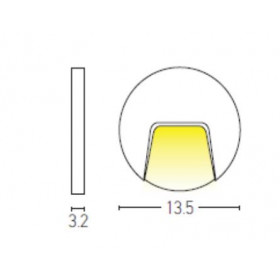 Απλίκα LED 3W 3000K Λευκό E184 ZAMBELIS
