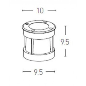 Σπότ Χωνευτό LED 6W 3000k Χρώμιο E189 ZAMBELIS