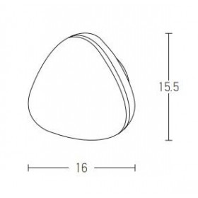 Απλίκα LED 9W 3000K Γραφίτης E195 ZAMBELIS