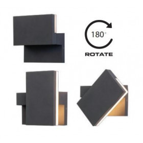 Απλίκα LED 9W 3000K Γραφίτης E199 ZAMBELIS