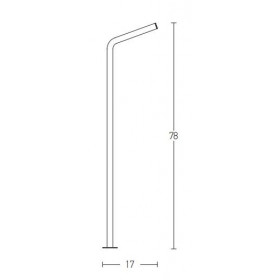 Φωτιστικό Κολώνα LED 10W 3000k Γραφίτης E206 ZAMBELIS