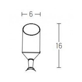 Φωτιστικό Κήπου GU10 Με Καρφί Μαύρο Ε217 ZAMBELIS