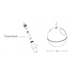 Φωτιστικό Κολώνα LED 1.5W 3000k Μαύρο Φορητό E231 ZAMBELIS