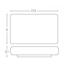 Απλίκα LED 12W 3000K Γραφίτης E239 ZAMBELIS