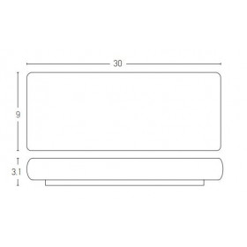 Απλίκα LED 20W 3000K Γραφίτης E240 ZAMBELIS
