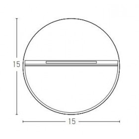 Απλίκα LED 6W 3000K Λευκό E242-W ZAMBELIS