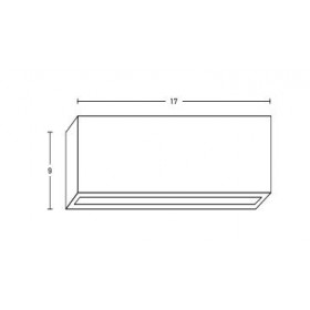 Απλίκα LED 10W 3000K Ανθρακί E250 ZAMBELIS