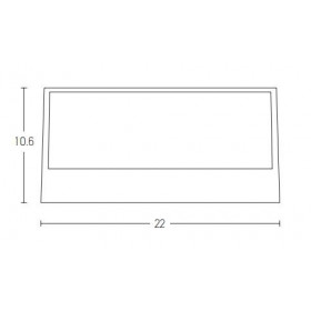 Απλίκα LED 26W 3000K Καφέ E262 ZAMBELIS