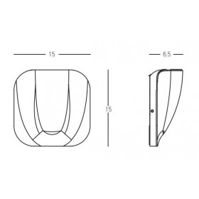 Απλίκα LED 9W 3000K Γραφίτης E273 ZAMBELIS