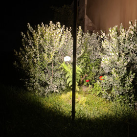 Φωτιστικό Κήπου LED 15W 3000k Με Καρφί Καφέ E280 ZAMBELIS