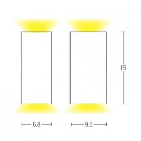 Σποτ Επίτοιχο GU10 Μαύρο E307 ZAMBELIS