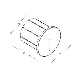 Σποτ Χωνευτό LED 3W 3000k Λευκό E321 ZAMBELIS