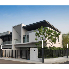 Φωτιστικό Κολώνα LED 17W 3000k Γραφίτης E348 ZAMBELIS