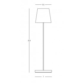 Πορτατίφ LED 1.5W 3000k Κεραμιδί Φορητό E369 ZAMBELIS