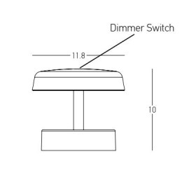 Πορτατίφ LED 2W 3000k Μαύρο Φορητό E402 ZAMBELIS