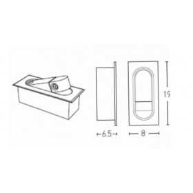 Απλίκα LED 3W 3000k Μαύρο H43 ZAMBELIS