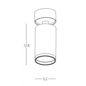 Σποτ Οροφής GU10 Λευκό S123 ZAMBELIS