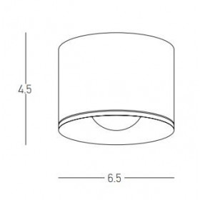 Σποτ Οροφής LED 8W 3000k Λευκό S134 ZAMBELIS