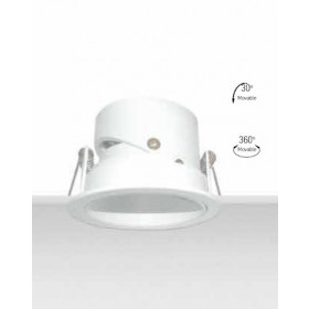 Σπότ Χωνευτό GU10 Λευκό Κινητό S164 ZAMBELIS