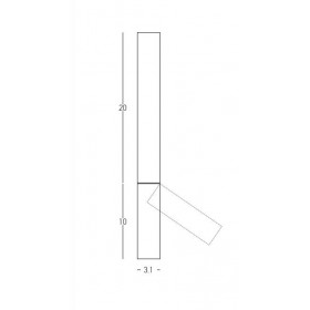 Σποτ Οροφής LED 5W 3000k Λευκό S218 ZAMBELIS