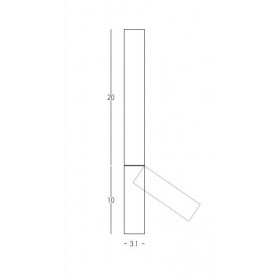 Σποτ Οροφής LED 5W 3000k Λευκό S218 ZAMBELIS