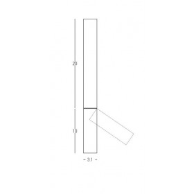 Σποτ Οροφής LED 5W 3000k Μαύρο S219 ZAMBELIS