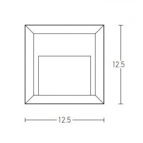 Απλίκα LED 2W 3000K Λευκό Z67388-B ZAMBELIS