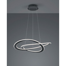 Φωτιστικό LED 52W 3000k Μαύρο Oakland 321710142 TRIO LIGHTING