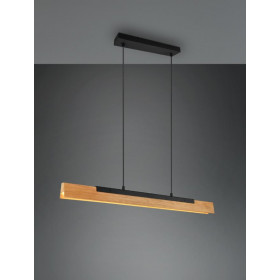 Φωτιστικό LED 25W 3000k Μαύρο Και Ξύλο Kerala 341610132 TRIO LIGHTING