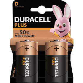 Μπαταρία Αλκαλική LR20 D (Blister 2τμχ) PLUS POWER DURACELL